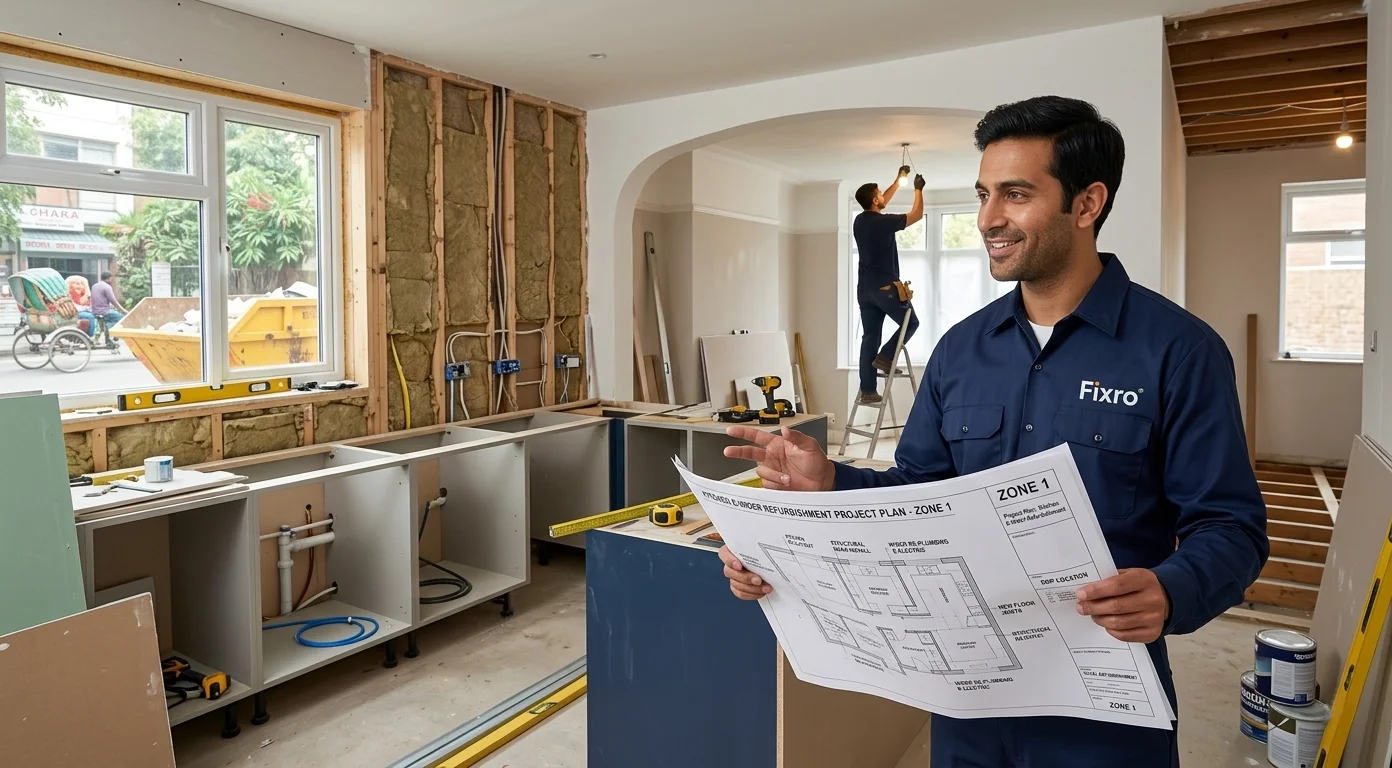 Kitchen Renovation : Kitchen Renovation as Part of a Wider Refurbishment