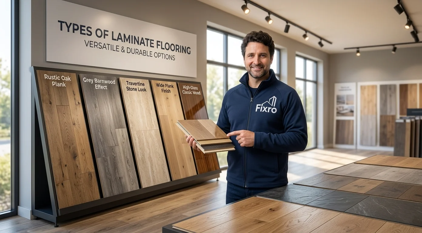 Types of Flooring : Laminate Flooring