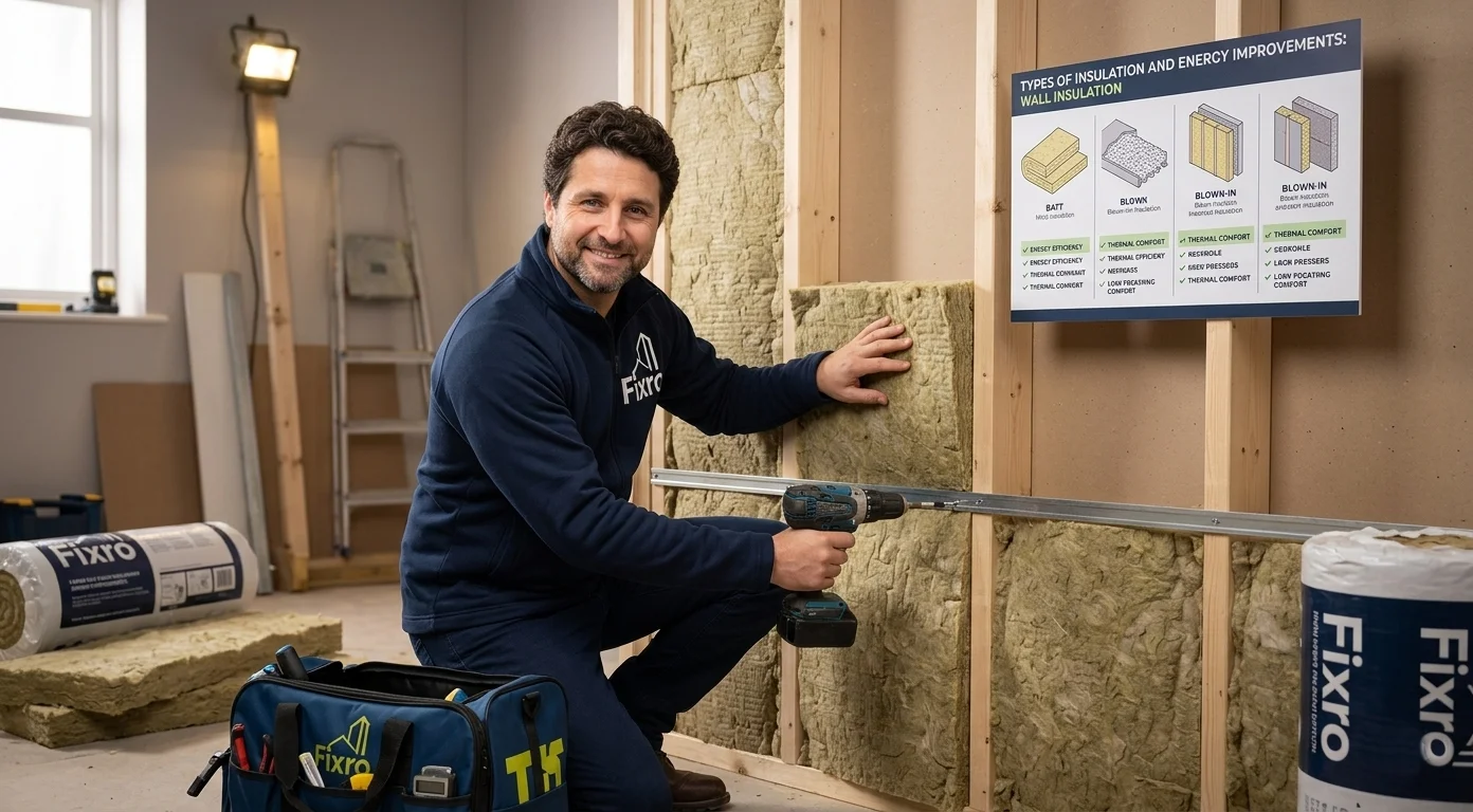 Types of Insulation and Energy Improvements - Wall Insulation